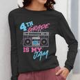 4th Grade Is My Jam Vintage 80s Boombox Teacher Student Women Long Sleeve T-Shirt, 4th Grade Teacher Gifts, funny design 4th Grade Is My Jam Vintage 80s Boombox Teacher Student Women Long Sleeve T-Shirt, 4th Grade Teacher Gifts, funny design