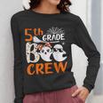 5th Grade Boo Crew Teachers Students Ghost Halloween Women Long Sleeve T-Shirt, funny design