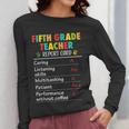 5th Grade Teacher Report Card Appreciation Men Women Women Long Sleeve T-Shirt, funny design 5th Grade Teacher Report Card Appreciation Men Women Women Long Sleeve T-Shirt, funny design