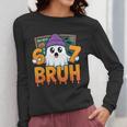 67 Teacher Ghost Six Seven Meme Math Equation Bruh Halloween Women Long Sleeve T-Shirt, funny design
