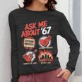 67 History Teacher Teacher 6 7 Overuse '67 Women Long Sleeve T-Shirt, History Teacher Gifts, funny design