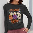 6th Grade Boo Crew Sixth Grade Halloween Teacher Kid Women Long Sleeve T-Shirt, funny design 6th Grade Boo Crew Sixth Grade Halloween Teacher Kid Women Long Sleeve T-Shirt, funny design