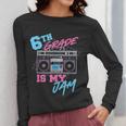 6th Grade Is My Jam Vintage 80s Boombox Teacher Student Women Long Sleeve T-Shirt, funny design 6th Grade Is My Jam Vintage 80s Boombox Teacher Student Women Long Sleeve T-Shirt, funny design