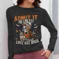 Admit It You Low Key Love Art Bruh Halloween Art Teacher Women Long Sleeve T-Shirt, funny design Admit It You Low Key Love Art Bruh Halloween Art Teacher Women Long Sleeve T-Shirt, funny design