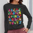 Alphabet Animals ABCs Zoo Kids Boys Girls Teacher Women Long Sleeve T-Shirt, funny design
