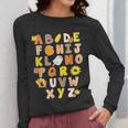 Alphabet Turkey Thanksgiving Costume Preschool Teacher Men Women Women Long Sleeve T-Shirt, funny design Alphabet Turkey Thanksgiving Costume Preschool Teacher Men Women Women Long Sleeve T-Shirt, funny design
