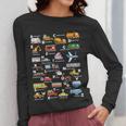 Alphabet Vehicles ABCs Learning Teachers Kids Boys Girls Women Long Sleeve T-Shirt, funny design