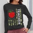 American Flag Camouflage Teacher Patriotic 4th Of July Women Long Sleeve T-Shirt, funny design American Flag Camouflage Teacher Patriotic 4th Of July Women Long Sleeve T-Shirt, funny design