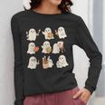 Art Teacher Ghost Halloween Artists Painter Teacher Spooky Women Long Sleeve T-Shirt, funny design Art Teacher Ghost Halloween Artists Painter Teacher Spooky Women Long Sleeve T-Shirt, funny design
