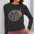 Art Teacher Pumpkin Scary Halloween Costume Men Women Women Long Sleeve T-Shirt, funny design