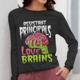 Assistant Principals Love Brains Zombie Teacher Halloween Women Long Sleeve T-Shirt, funny design Assistant Principals Love Brains Zombie Teacher Halloween Women Long Sleeve T-Shirt, funny design
