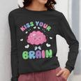 Back To School Kiss Your Brain Cute Teacher Appreciation Women Long Sleeve T-Shirt, funny design Back To School Kiss Your Brain Cute Teacher Appreciation Women Long Sleeve T-Shirt, funny design