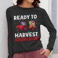 Back To School Teacher Farming Tractor Farmer Kids 100th Day Women Long Sleeve T-Shirt, funny design Back To School Teacher Farming Tractor Farmer Kids 100th Day Women Long Sleeve T-Shirt, funny design
