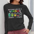 Battery Life Of a Paraprofessional Para Teacher Life Women Long Sleeve T-Shirt, funny design Battery Life Of a Paraprofessional Para Teacher Life Women Long Sleeve T-Shirt, funny design