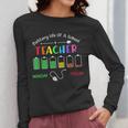 Battery Life Of A School Teacher Monday To Friday For Men Women Women Long Sleeve T-Shirt, funny design