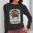 Bleached Teacher Para Life Paraprofessional Cute Messy Bun For Men Women Girls Kids Women Long Sleeve T-Shirt, funny design Bleached Teacher Para Life Paraprofessional Cute Messy Bun For Men Women Girls Kids Women Long Sleeve T-Shirt, funny design