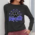 Blue Bobcats School Spirit Coquette Bow Mascot Teacher Women Long Sleeve T-Shirt, funny design Blue Bobcats School Spirit Coquette Bow Mascot Teacher Women Long Sleeve T-Shirt, funny design