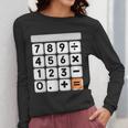 Calculator Easy Halloween Costume For Math Teacher Women Long Sleeve T-Shirt, funny design