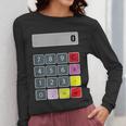 Calculator Math Teacher Halloween Costumes Women Men Adults Women Long Sleeve T-Shirt, funny design