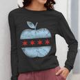 Chicago Flag Teacher School Cute Women Long Sleeve T-Shirt, funny design Chicago Flag Teacher School Cute Women Long Sleeve T-Shirt, funny design