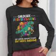 Childcare Providersaurus Daycare Teachers Women Long Sleeve T-Shirt, funny design Childcare Providersaurus Daycare Teachers Women Long Sleeve T-Shirt, funny design