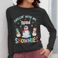 Chillin With My Sped Snowmies Teacher Student Christmas Women Long Sleeve T-Shirt, funny design Chillin With My Sped Snowmies Teacher Student Christmas Women Long Sleeve T-Shirt, funny design