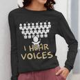 Choir Teacher Shirt I Hear Voices Chorister Tee Women Long Sleeve T-Shirt, funny design Choir Teacher Shirt I Hear Voices Chorister Tee Women Long Sleeve T-Shirt, funny design