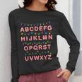 Christmas Alphabet Candy Cane Teachers Students Candy Cane For Men Women Kids Women Long Sleeve T-Shirt, funny design Christmas Alphabet Candy Cane Teachers Students Candy Cane For Men Women Kids Women Long Sleeve T-Shirt, funny design