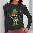 Christmas Kindergarten Elf Squad Teacher Student Women Long Sleeve T-Shirt, funny design Christmas Kindergarten Elf Squad Teacher Student Women Long Sleeve T-Shirt, funny design