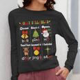 Christmas Reading Teacher Syllable Types Reading Teacher Women Long Sleeve T-Shirt, funny design