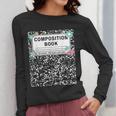 Composition Book Notebook Teachers Matching Group Halloween Women Long Sleeve T-Shirt, funny design Composition Book Notebook Teachers Matching Group Halloween Women Long Sleeve T-Shirt, funny design
