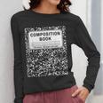 Composition Book Notebook Teachers Matching Group Halloween Women Long Sleeve T-Shirt, funny design Composition Book Notebook Teachers Matching Group Halloween Women Long Sleeve T-Shirt, funny design