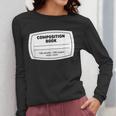 Composition Notebook Halloween Costume Teacher Student Women Long Sleeve T-Shirt, funny design Composition Notebook Halloween Costume Teacher Student Women Long Sleeve T-Shirt, funny design