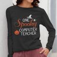 Computer Teacher Halloween Spooky Men Women Kids Women Long Sleeve T-Shirt, funny design Computer Teacher Halloween Spooky Men Women Kids Women Long Sleeve T-Shirt, funny design
