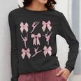 Coquette Bow Ballet Dance Teacher Coquette Women Dancing Women Long Sleeve T-Shirt, funny design Coquette Bow Ballet Dance Teacher Coquette Women Dancing Women Long Sleeve T-Shirt, funny design