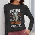 Creepin It Real With My 2nd Grade Monsters Halloween Teacher For Men Women Kids Women Long Sleeve T-Shirt, 2nd Grade Teacher Gifts, funny design Creepin It Real With My 2nd Grade Monsters Halloween Teacher For Men Women Kids Women Long Sleeve T-Shirt, 2nd Grade Teacher Gifts, funny design