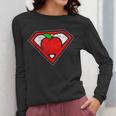 Cute Distressed Super Teacher Superhero Apple Shirt Women Long Sleeve T-Shirt, Super Teacher Gifts, funny design Cute Distressed Super Teacher Superhero Apple Shirt Women Long Sleeve T-Shirt, Super Teacher Gifts, funny design