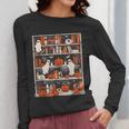 Cute Ghost Book Reading Books Lover Spooky Teacher Halloween Women Long Sleeve T-Shirt, funny design Cute Ghost Book Reading Books Lover Spooky Teacher Halloween Women Long Sleeve T-Shirt, funny design