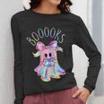 Cute Ghost Book Reading Halloween Teacher Top Girls Women Women Long Sleeve T-Shirt, funny design Cute Ghost Book Reading Halloween Teacher Top Girls Women Women Long Sleeve T-Shirt, funny design