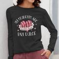 Cute Spanish Teacher Dual Language Bilingual Teacher Men Women Women Long Sleeve T-Shirt, funny design