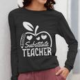 Cute Substitute Teacher Appreciation Men Women Women Long Sleeve T-Shirt, funny design Cute Substitute Teacher Appreciation Men Women Women Long Sleeve T-Shirt, funny design