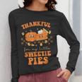 Cute Thanksgiving Teacher Thankful For My Sweetie Pies Mom Women Long Sleeve T-Shirt, Couple Gifts, funny design