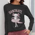 Dancolotl Ballerina Axolotl Ballet Dance Teacher Women Long Sleeve T-Shirt, funny design