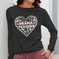 Drama Teacher Heart Pumpkin Ghost Halloween Kids Women Long Sleeve T-Shirt, funny design Drama Teacher Heart Pumpkin Ghost Halloween Kids Women Long Sleeve T-Shirt, funny design