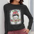 Early Head Start Life Messy Bun Back To School Teacher Women Women Long Sleeve T-Shirt, funny design