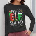 Elf Squad Pre-k Teacher Christmas Child Xmas Women Long Sleeve T-Shirt, funny design