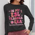 In My Esl Teacher Era Back To School ESL Teacher Groovy Women Long Sleeve T-Shirt, Esl Teacher Gifts, Groovy Teacher Gifts, funny design In My Esl Teacher Era Back To School ESL Teacher Groovy Women Long Sleeve T-Shirt, Esl Teacher Gifts, Groovy Teacher Gifts, funny design