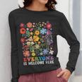 Everyone Is Welcome Here Tshirt Idaho Teacher Support Retro Women Long Sleeve T-Shirt, funny design Everyone Is Welcome Here Tshirt Idaho Teacher Support Retro Women Long Sleeve T-Shirt, funny design