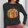 Fall Book Halloween Costume Autumn Pumpkin Teacher Kids Women Long Sleeve T-Shirt, funny design