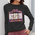 Are You Fall-O-Ween Directions Halloween Teacher Ghost Women Long Sleeve T-Shirt, funny design Are You Fall-O-Ween Directions Halloween Teacher Ghost Women Long Sleeve T-Shirt, funny design